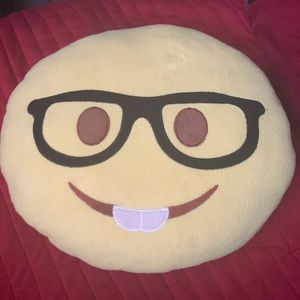 NERD face emoji pillow🤓